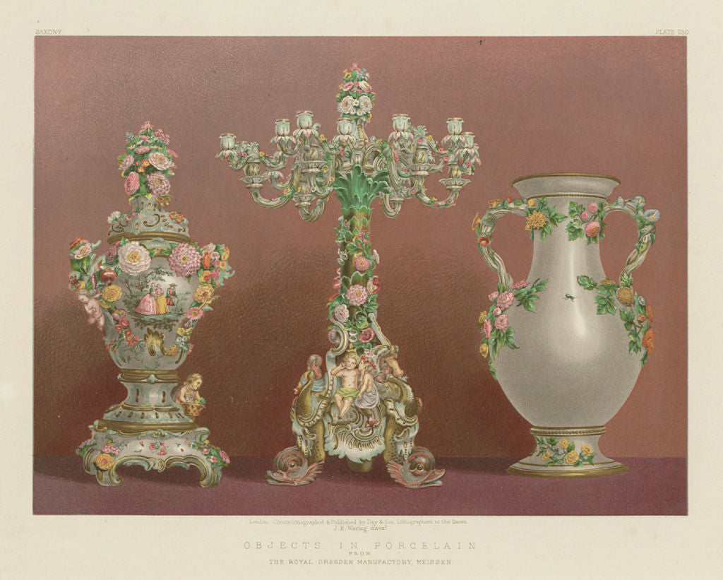 INTERNATIONAL EXHIBITION. Porcelain. Royal Dresden Manufactory, Meissen 1862